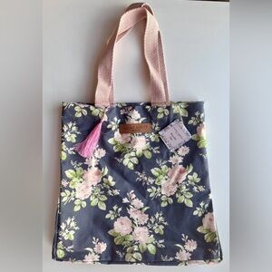 NWT Laura Ashley Canvas Tote Bag